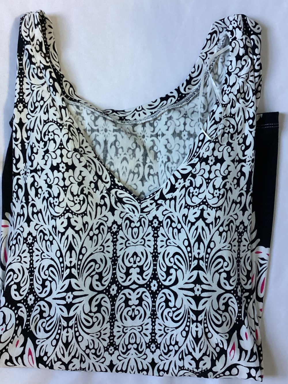 Fever Ladies Rayon Blend V-Neck Top Size 2X